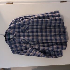 Izod Flannel Shirt - 100% Cotton